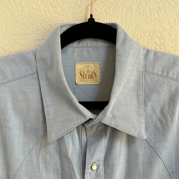 STUBBS collection  pearl-snap button down dress shirt - Picture 3 of 5